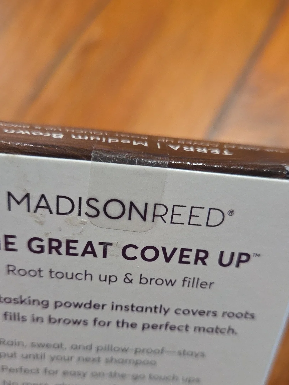 Madison Reed, The Great Cover Up Root Touch Up and Brow Filler Color Is Terra